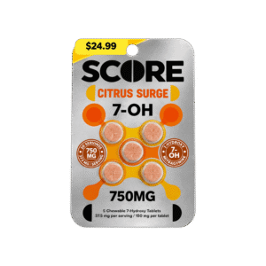 Score 7OH Kratom Extract Tablets Citrus Surge (150mg/tab)